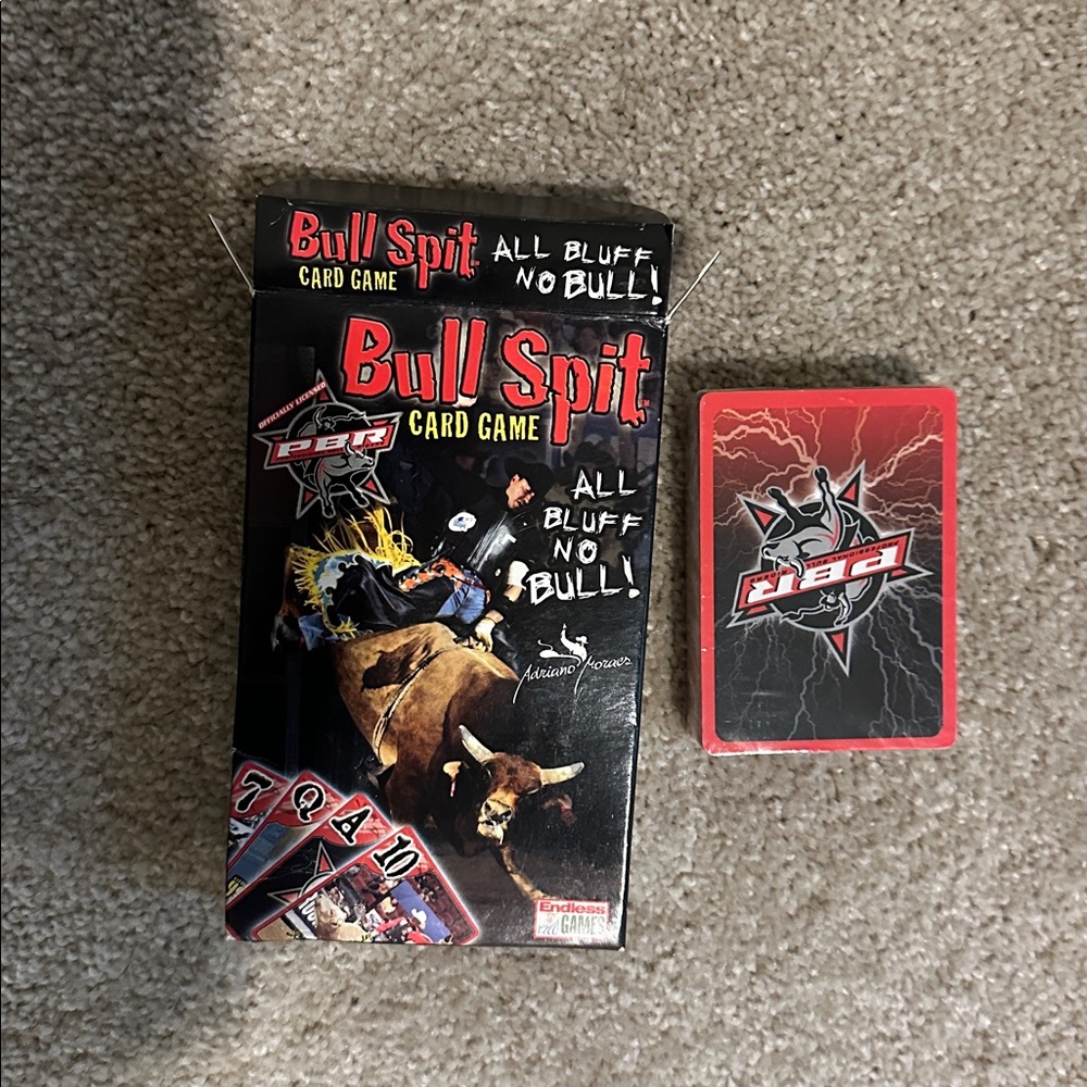 Bull Spit Card Game - cards factory sealed 2005